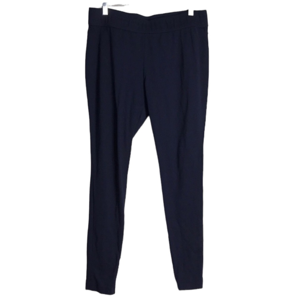 Lauren Ralph Lauren size large Navy straight leg pull on pant legging